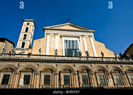 L'Église des Douze Saints Apôtres, Rome, église baroque, Baccio Pontelli, Carlo Rainaldi, Carlo Fontana architectes, 1714 Banque D'Images