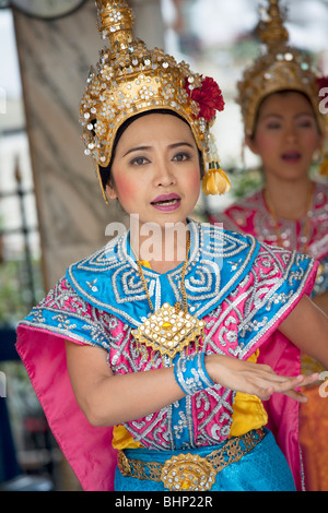 Le sanctuaire d'Erawan est un sanctuaire hindou à Bangkok, Thaïlande Banque D'Images