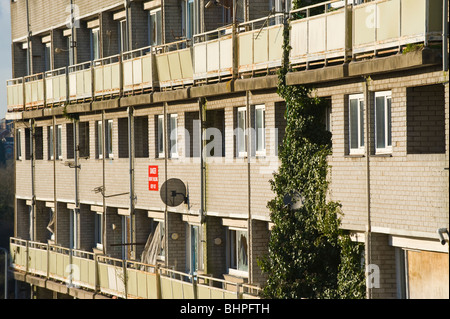 "L'abandon des banques de Billy Immobilier conseil appartements maintenant connue sous le nom de projet de régénération Penarth Heights, Penarth, dans le sud du Pays de Galles, Royaume-Uni Banque D'Images