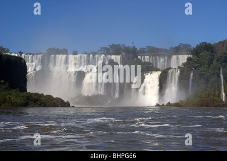 Chutes d'Iguaçu à Iguazu national park, république de l'Argentine, l'Amérique du Sud Banque D'Images