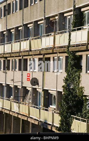 "L'abandon des banques de Billy Immobilier conseil appartements maintenant connue sous le nom de projet de régénération Penarth Heights, Penarth, dans le sud du Pays de Galles, Royaume-Uni Banque D'Images