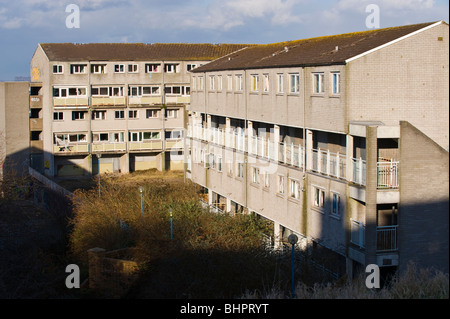 "L'abandon des banques de Billy Immobilier conseil appartements maintenant connue sous le nom de projet de régénération Penarth Heights, Penarth, dans le sud du Pays de Galles, Royaume-Uni Banque D'Images