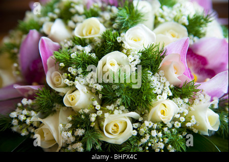 Bouquet de mariage close-up Banque D'Images