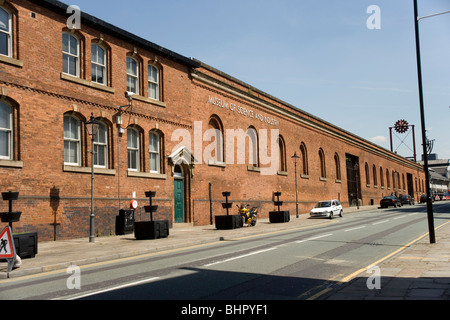 Musée des sciences et de l'industrie sur Liverpool Road, Manchester Banque D'Images