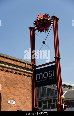 Musée des sciences et de l'industrie sur Liverpool Road, Manchester Banque D'Images