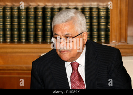 Président de l'Autorité palestinienne Mahmoud Abbas à Athènes en Grèce. Banque D'Images