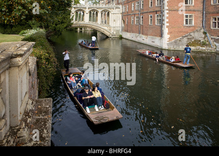 Pont de soupir, St John's College, Université de Cambridge Banque D'Images