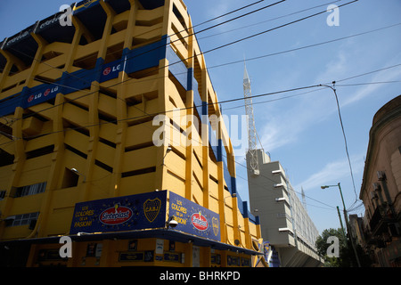 L'extérieur de l'Alberto J Armando la bombonera stadium accueil de football club Atlético boca juniors la boca Banque D'Images