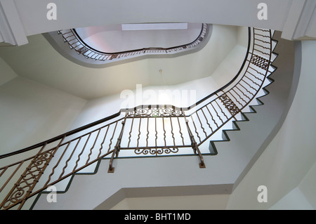 Hanovre, Rathaus innen, Treppenhaus, Niedersachsen, Hannover, Deutschland | Guildhall, hall, escalier, Basse-Saxe, Allemagne Banque D'Images