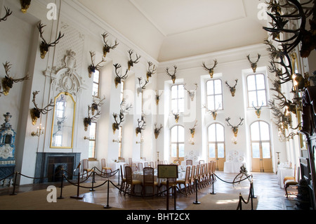 Schloss Moritzburg innen, Speisesaal, Dresde, Saxe, Allemagne Allemagne | Château de Moritzburg, intérieur, salle à manger, Dresden, Allemagne Banque D'Images