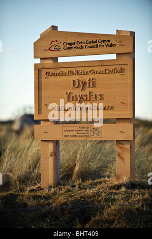 Dyfi Ynyslas national nature reserve, près de Borth, Ceredigion, pays de Galles, Royaume-Uni Banque D'Images