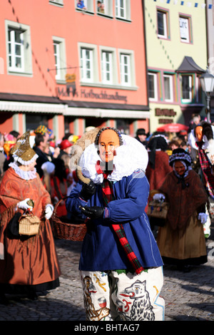 Swabian-Alemannic 'carnaval' Fasnet à Villingen, Allemagne du Sud Banque D'Images