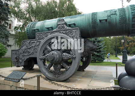 Tsar Cannon, Kremlin, Moscou Banque D'Images