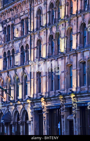 Le Malmaison Hotel à Belfast, un cadre orné, un entrepôt victorien reconverti sur les rives de la rivière Lagan, Irlande du Nord Banque D'Images