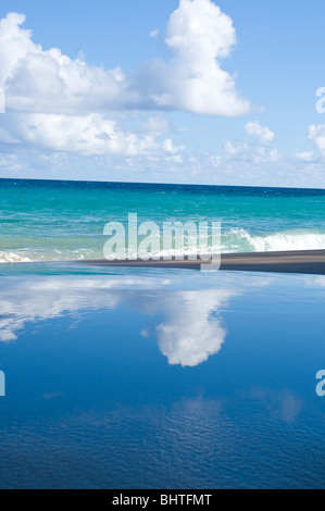 Côte de Na Pali, Kauai, Hawaii, Hanakapi'ai Plage, Kalalau Trail Banque D'Images