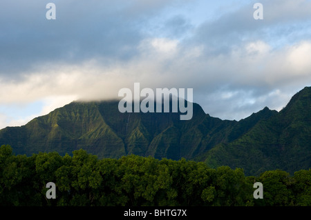 Beau Canyon de Waimea, Côte de Na Pali, Kauai, Hawaï. Banque D'Images