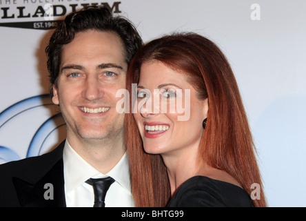 DANIEL ZELMAN Debra Messing 20E PRODUCTEURS ANNUEL GUILD AWARDS HOLLYWOOD Los Angeles CA USA 24 janvier 2009 Banque D'Images