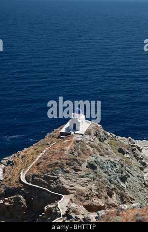 Chapelle de l'EPTA Martires, île de Sifnos, Grèce Banque D'Images