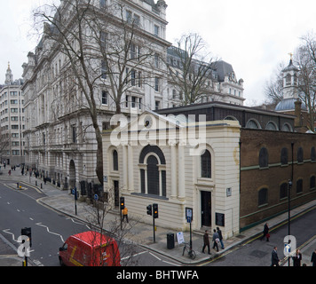 Église de St Botolph's sans Aldersgate Aldersgate Street City de Londres GO UK Banque D'Images