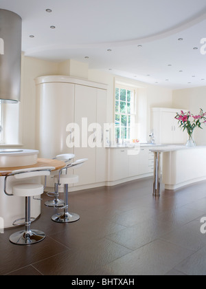 Au Petit Déjeuner Bar Tabourets Gris En Grande Vert Moderne