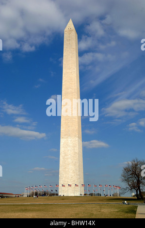 Le Monument de Washington à Washington, D.C., USA Banque D'Images