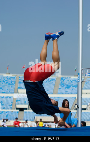 Du triple saut aux Jeux de la Francophonie 2009 à Beyrouth, Liban Banque D'Images