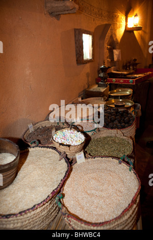 L'Arabie saoudite Riyad restaurant traditionnel Saoudite Banque D'Images