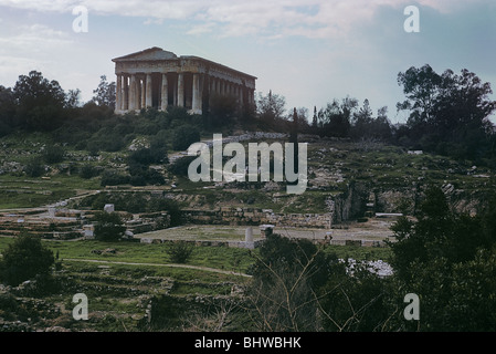 Le Theseion (temple d'Héphaïstos) à l'Agora, Athènes, Grèce 680214 031 Banque D'Images