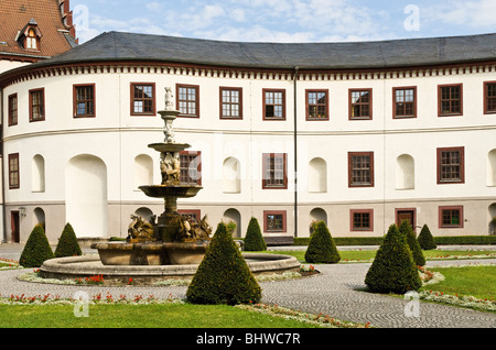 Château d'Elisabethenburg dans le district historique de l'État libre de Thuringe Meiningen Banque D'Images