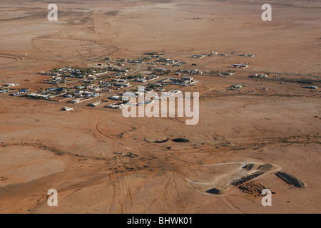 Au-dessus de l'antenne l'Outback, l'Australie du Sud. Banque D'Images