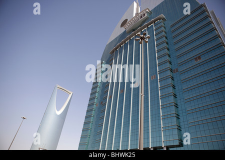 L'architecture moderne Riyadh Arabie Saoudite Arabian Banque D'Images