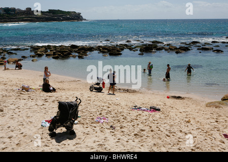 Bronte Beach, à quelques kilomètres à l'extérieur de Sydney, Australie. Banque D'Images