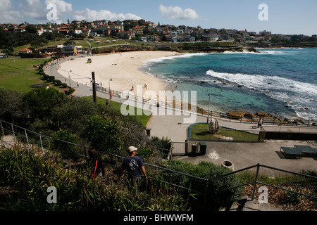 Bronte Beach, à quelques kilomètres à l'extérieur de Sydney, Australie. Banque D'Images