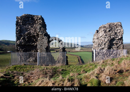 Les ruines de Château-d'Oisans dans le Shropshire Banque D'Images