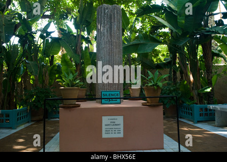 Yves Saint Laurent memorial, Jardin Majorelle, Marrakech, Maroc. Banque D'Images