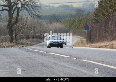 Vue vers le bas Garrowby Hill, dans le Yorkshire Banque D'Images