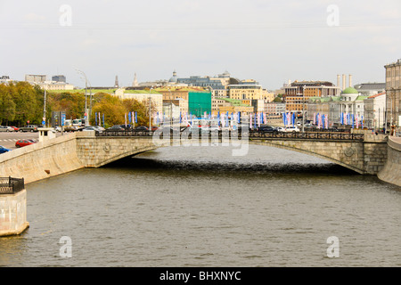 Pont sur la rivière Moskva, Moscou Banque D'Images