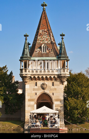 Franzensburg dans le parc du château de Laxenburg, Basse Autriche, Autriche, Europe Banque D'Images