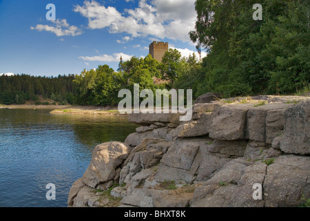 Ruine Lichtenfels, Ottenstein, région de Waldviertel, Basse Autriche, Autriche Banque D'Images