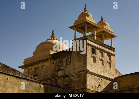 Fort Amber, l'Inde du Nord, Inde, Asie Banque D'Images