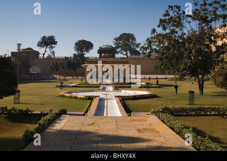 Fort Amber, l'Inde du Nord, Inde, Asie Banque D'Images