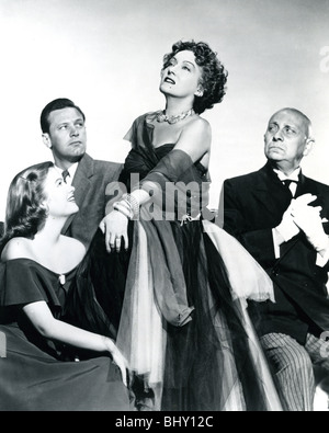 SUNSET BOULEVARD - 1950 film Paramount avec de l : Nancy Olsen, William Holden, Gloria Swanson et Erich von Stroheim Banque D'Images