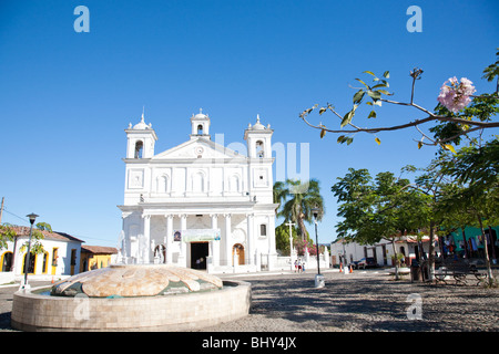 Eglise de Santa Lucia, Suchitoto, El Salvador Banque D'Images