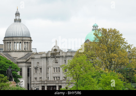 Diverses vues de Union Terrace Gardens dans le centre de Aberdeen Ville d'Ecosse UK Banque D'Images