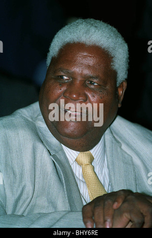 JOSHUA NKOMO VICE-PRÉSIDENT DU ZIMBABWE 09 Décembre 1991 Banque D'Images