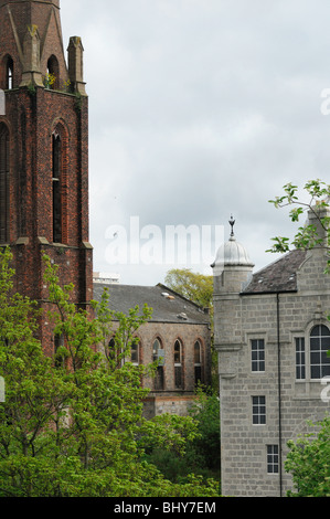 Diverses vues de Union Terrace Gardens dans le centre de Aberdeen Ville d'Ecosse UK Banque D'Images