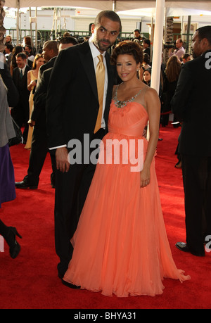 TONY PARKER EVA LONGORIA PARKER 15e REMISE ANNUELLE DES Screen Actors Guild Awards le centre-ville de Los Angeles CA USA 25 janvier 2009 Banque D'Images