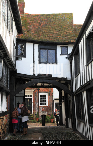 Le Mermaid Inn dans la région de Rye, East Sussex, Angleterre Banque D'Images