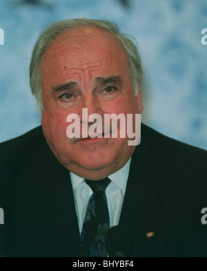 HELMUT Kohl, Chancelier de l'Allemagne fédérale 19 Octobre 1992 Banque D'Images