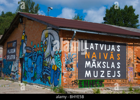 Musée d'art naïf à Riga Lettonie Europe Banque D'Images